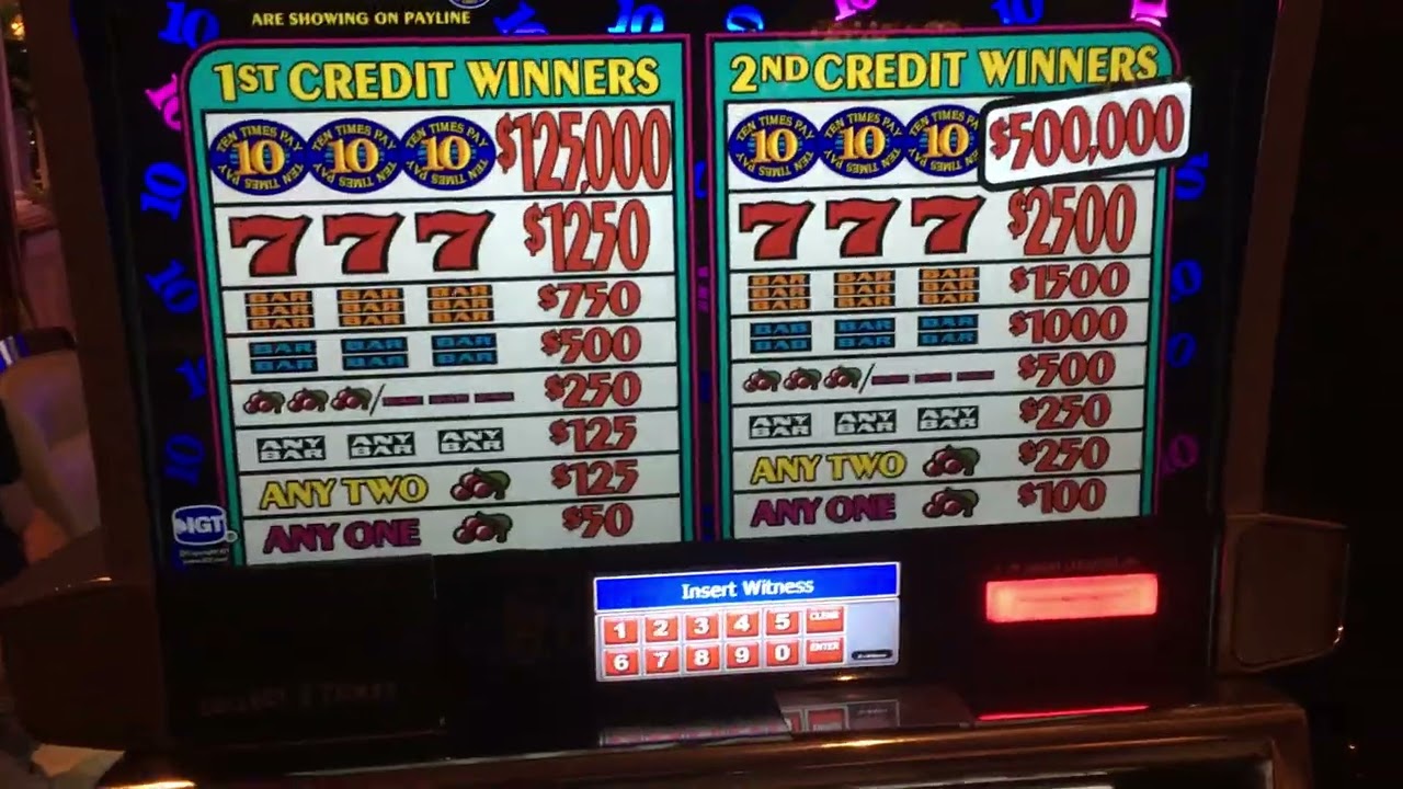 My favorite machine in the Bellagio High Limits room. YouTube