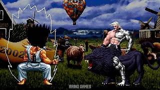 THE MOST UNREAL CROSSOVER EVER! CYBER RUGAL VS. SUPER SAIYAN RYU! screenshot 1