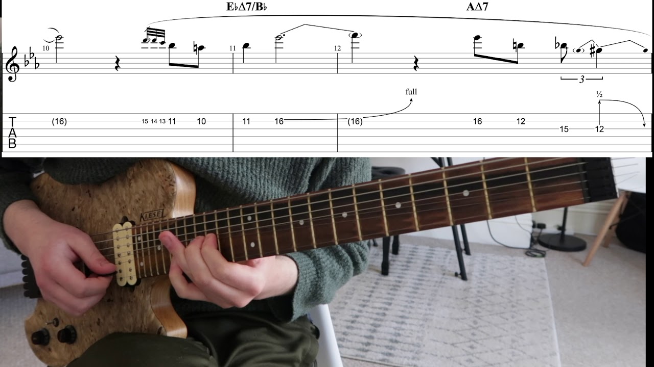 Michael Brecker S Lonely Tonight Tenor Sax Solo Transcription Ballad Book Jazz Guitar Cover Youtube