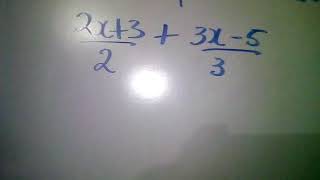 Algebraic expression