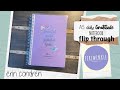 Flip Through of NEW Erin Condren Coiled A5 Daily Gratitude Notebook
