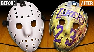 Painting & Weathering a Custom Friday the 13th Mask for LeBron James