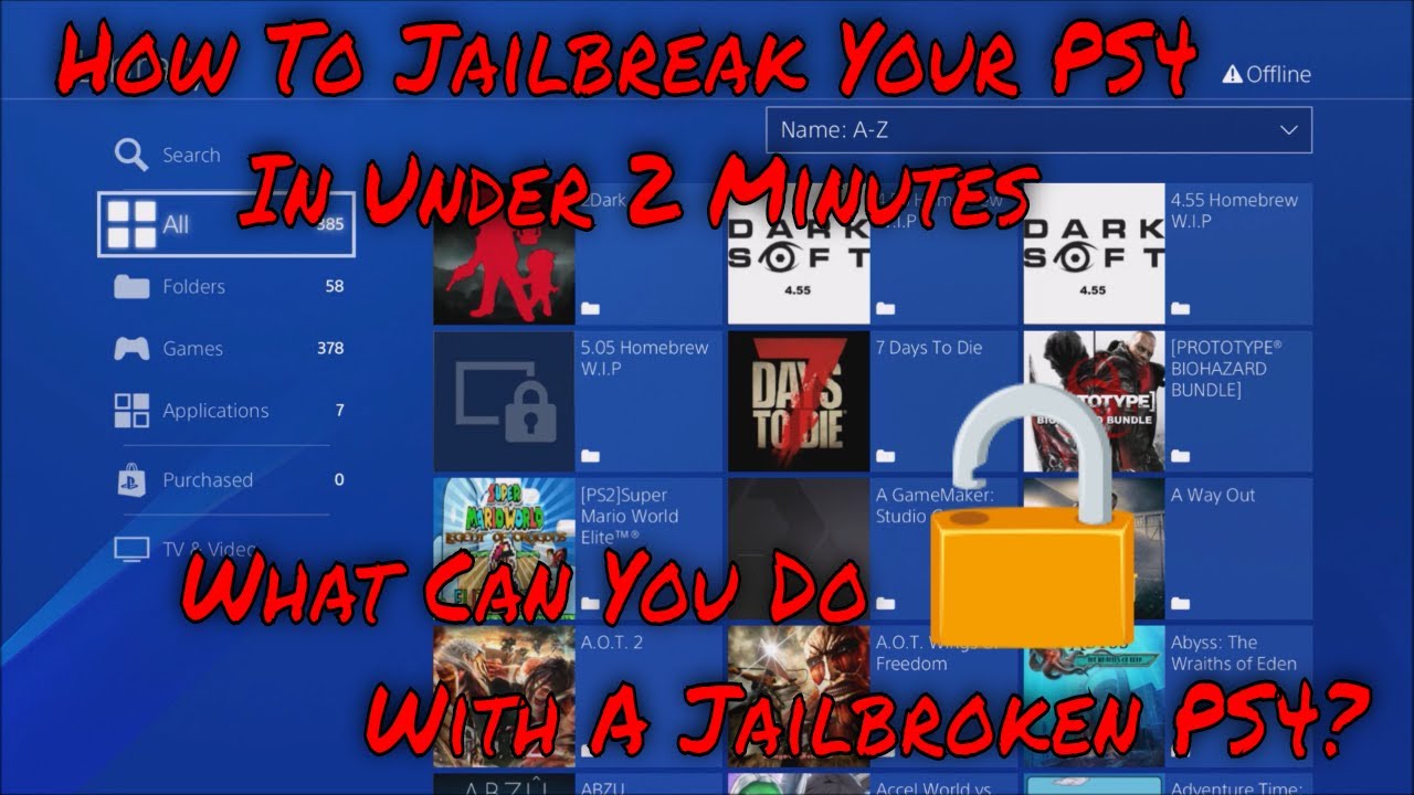 How To Jailbreak Your PS4 In Under 2 