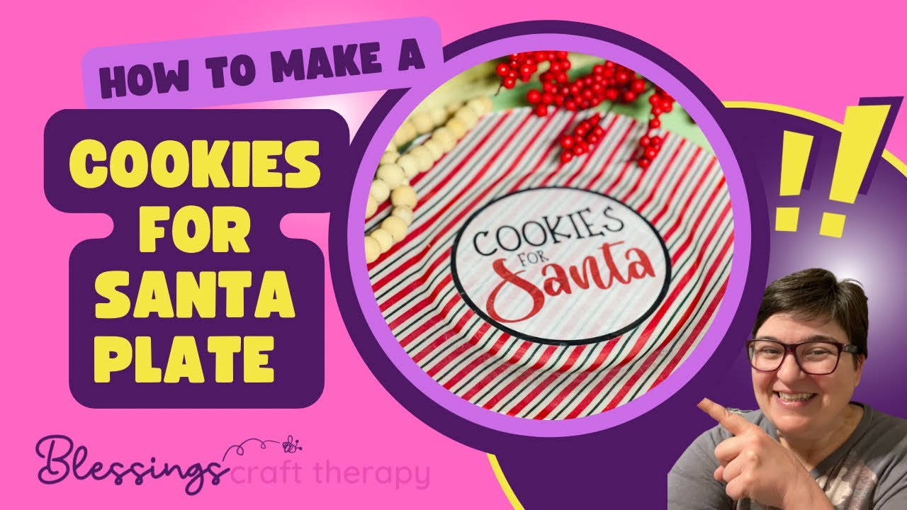 Washable cookies for Santa plate blessingscrafttherapy YouTube