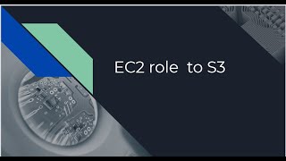 how to create Iam role to get s3 full access from ec2.