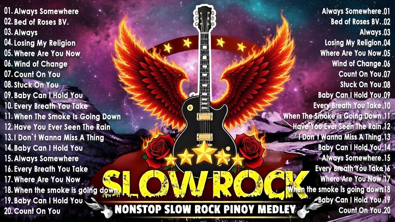 Slow Rock Love Songs Collection 80s 90s 🎸 Nonstop Slow Rock Pinoy Medley 🔔 Best Lumang Tugtugin