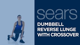 Dumbbell Reverse Lunge with Crossover