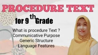 Procedure Text | Materi Bahasa Inggris Kelas IX | Video pembelajaran