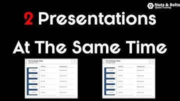 Showing 2 PowerPoint Presentations side-by-side