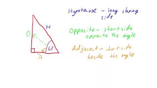 How to label a right triangle