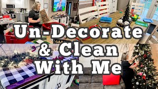 UNDECORATE & CLEAN WITH ME 2022 | EXTREME CLEANING MOTIVATION 2022 | MEGA MOM