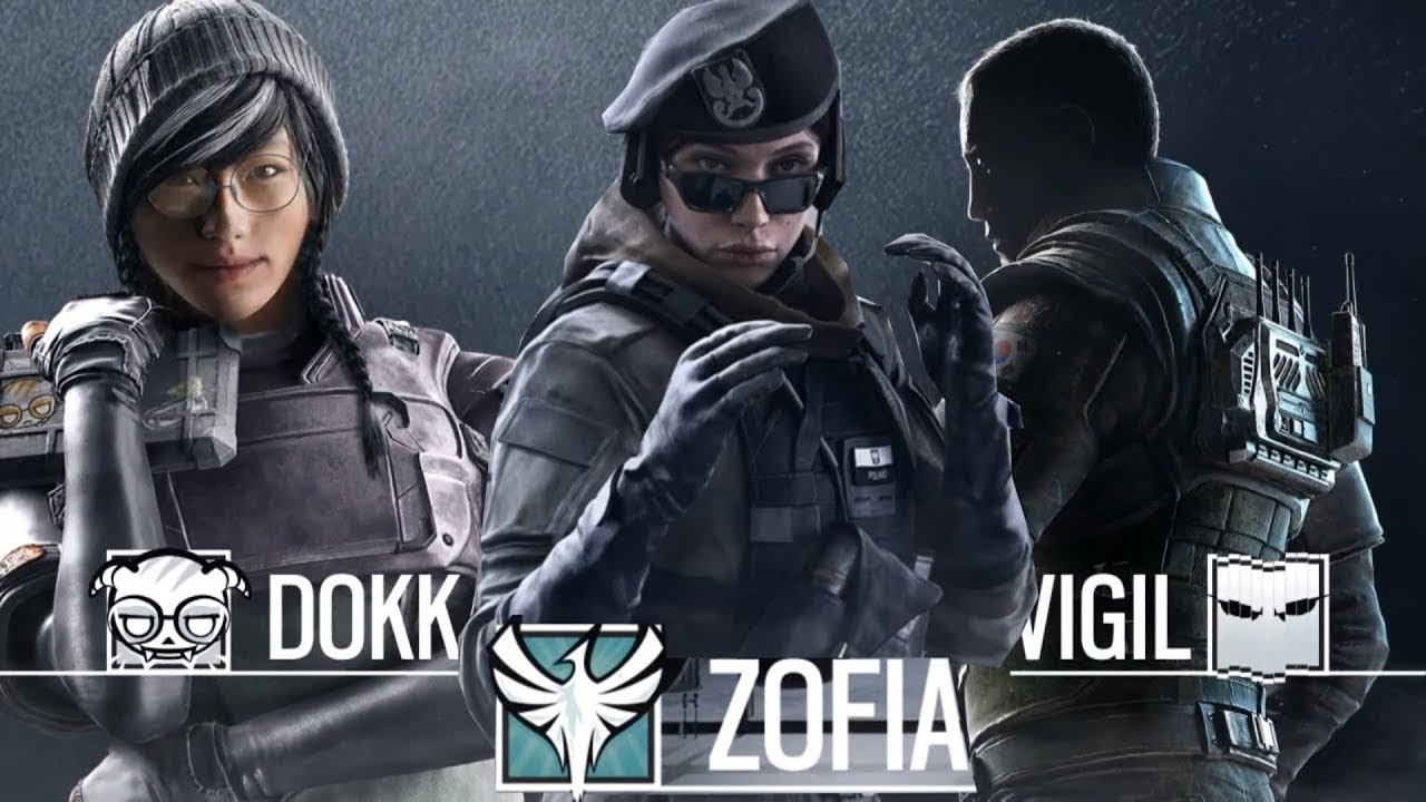 Dokib R6 R6- Gameplay Dokkaebi/Vigil/Zofia - YouTube