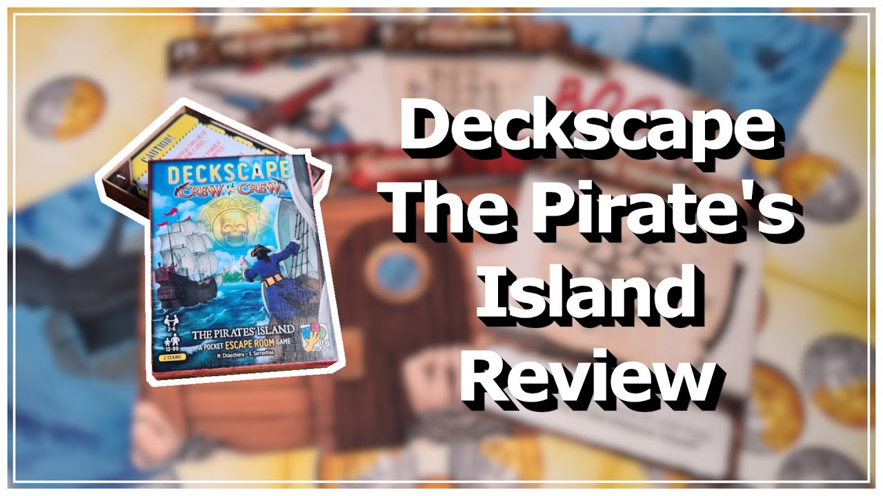 Deckscape - Ciurma Vs Ciurma – Gioco Di Carte Competitivo – Escape Room Da Tavolo Per 2 Squadre