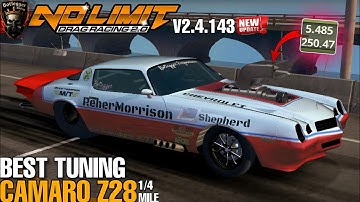 Latest Tune Camaro Z28 5.4 second 1/4 Mile No Limit Drag Racing 2 V2.4.143