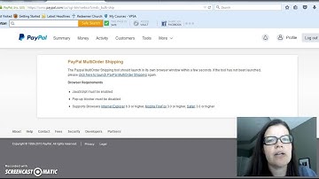 How to Print Media Mail Shipping Labels using PayPal.com