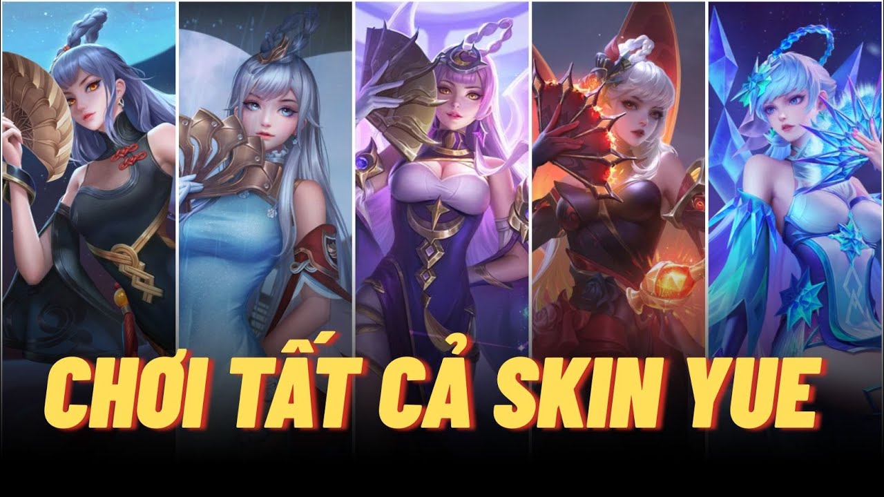 Một đêm chơi và đánh giá tất cả skin YUE cùng ICYFOXX - Tiểu công chúa out trình | Liên quân