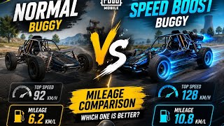 SPEED BOOST VS NORMAL FUEL TEST 😱 Which Goes  Farthest ?| @PUBGMOBILE  