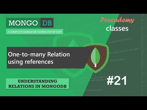 #21 One to many relation using references | Relations in MongoDB | A Complete MongoDB Course