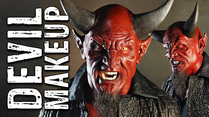 Devil Halloween Makeup Transformation