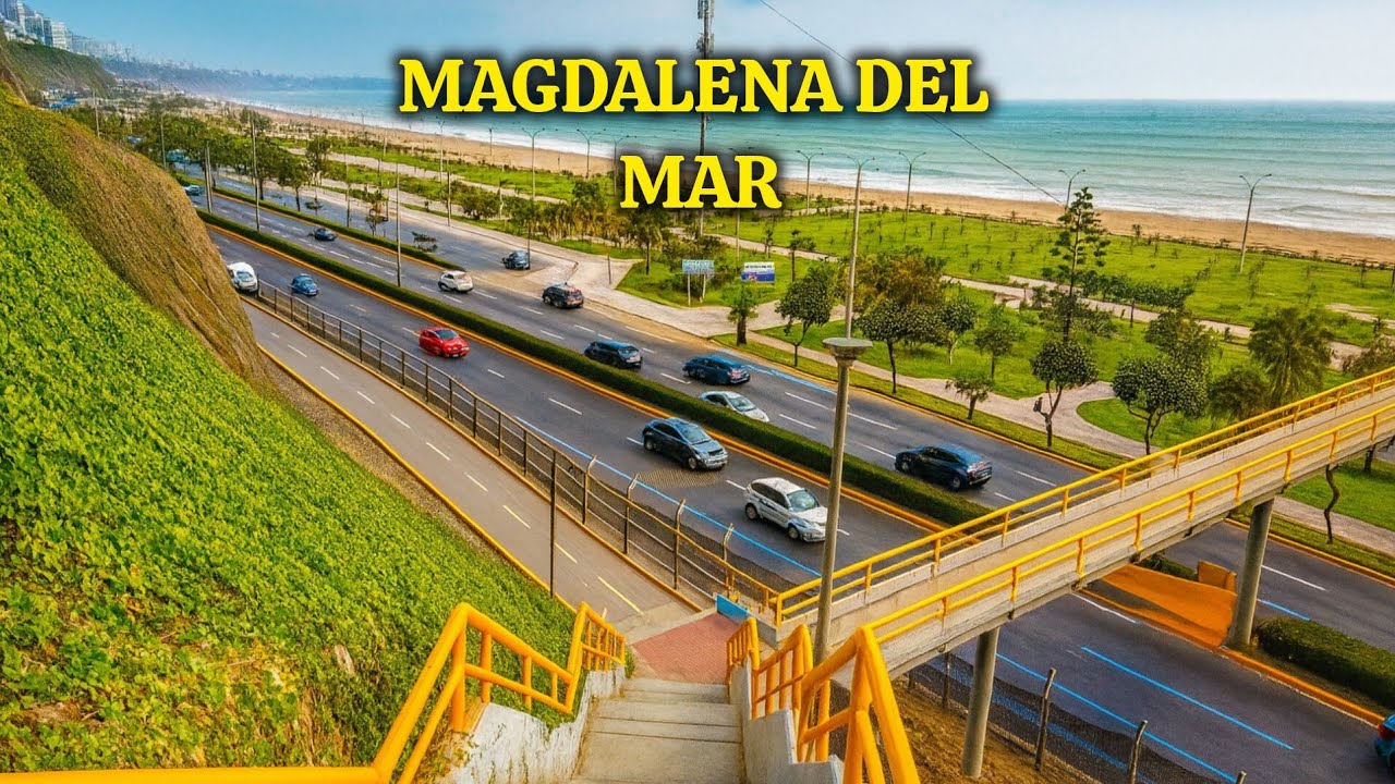 CAMINANDO POR MAGDALENA DEL MAR: SU HERMOSA ZONA COSTERA | WALKING TOUR LIMA, PERÚ 🇵🇪 | 4K VIDEO 