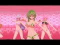【MMD】ボカロ達がビキニ祭りで「被害妄想携帯女子(笑) Persecution Complex Cellphone Girl 」 4K