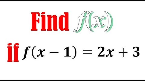 If f(x-1)=2x+3, what is f(x)
