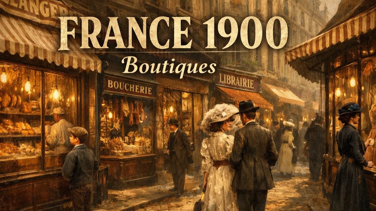 Les boutiques en France au tournant du siècle (1900)