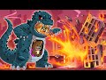 合体してゴジラに変身して街の全てを破壊してみた結果...🦖【 ロブロックス Roblox 】