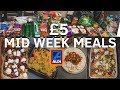 WEEKLY ALDI FOOD HAUL | EASY £5 MID WEEK MEALS | WHAT I EAT IN A WEEK |