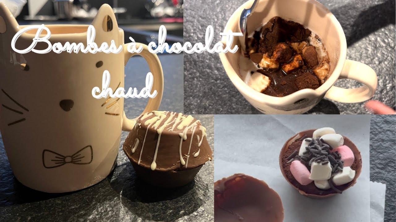 Bombes de chocolat chaud, Cuisinez