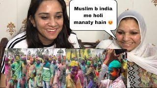 Muslims Celebrating Holi in Inside Masjid in India 🇮🇳 || Pakistani Reaction