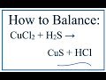 Balancing Chemical Equations Concepts