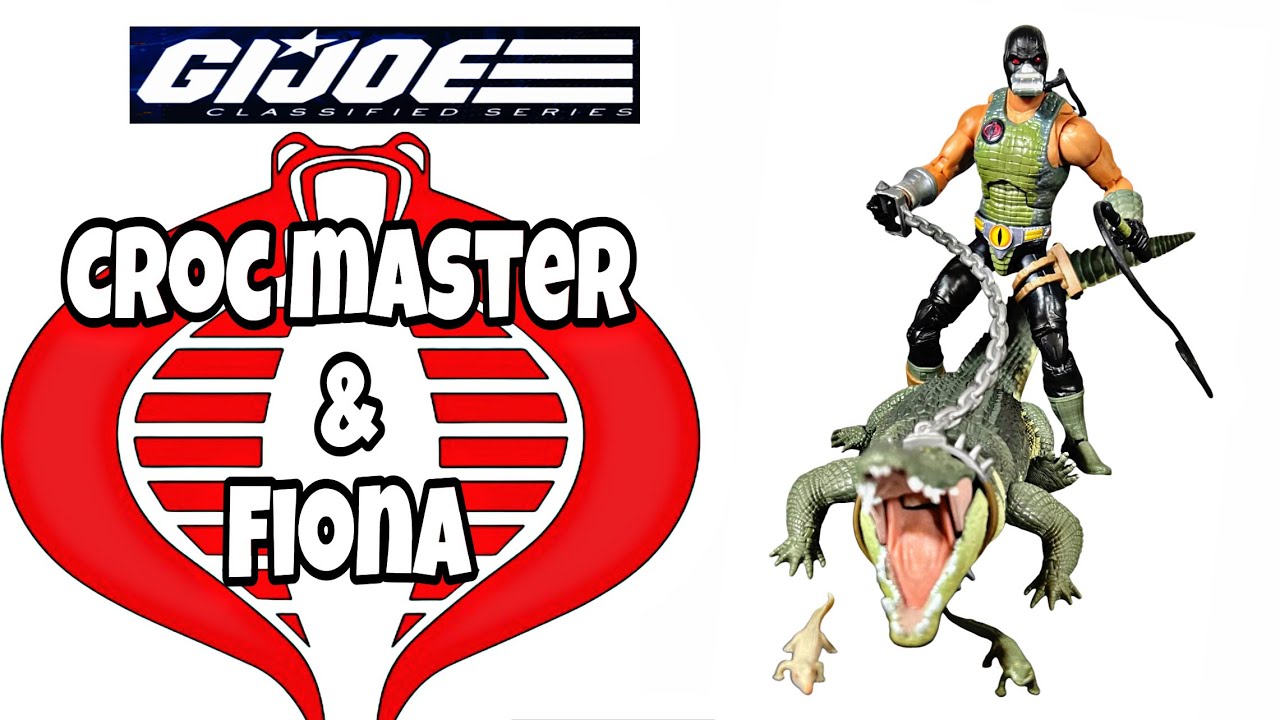 GI Joe Classified Series Croc Master & Fiona Unboxing