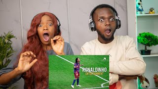 OUR FIRST TIME WATCHING Ronaldinho - Football's Greatest Entertainment REACTION!!!😱