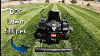 How To Build Your Own Lawn Striper | How To Strip Your Lawn |DIY Lawn Striper