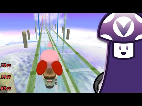 [Vinesauce] Vinny accidentally performs a speedrunning glitch on Kirby Air Ride?