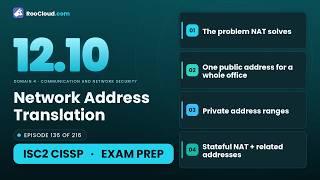 CISSP 12.10 - Network Address Translation - Exam Prep