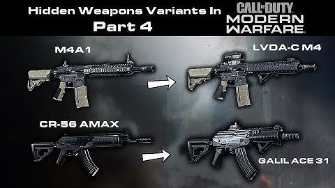 Creating Hidden Weapon Variants In Modern Warfare Warzone - Part 4