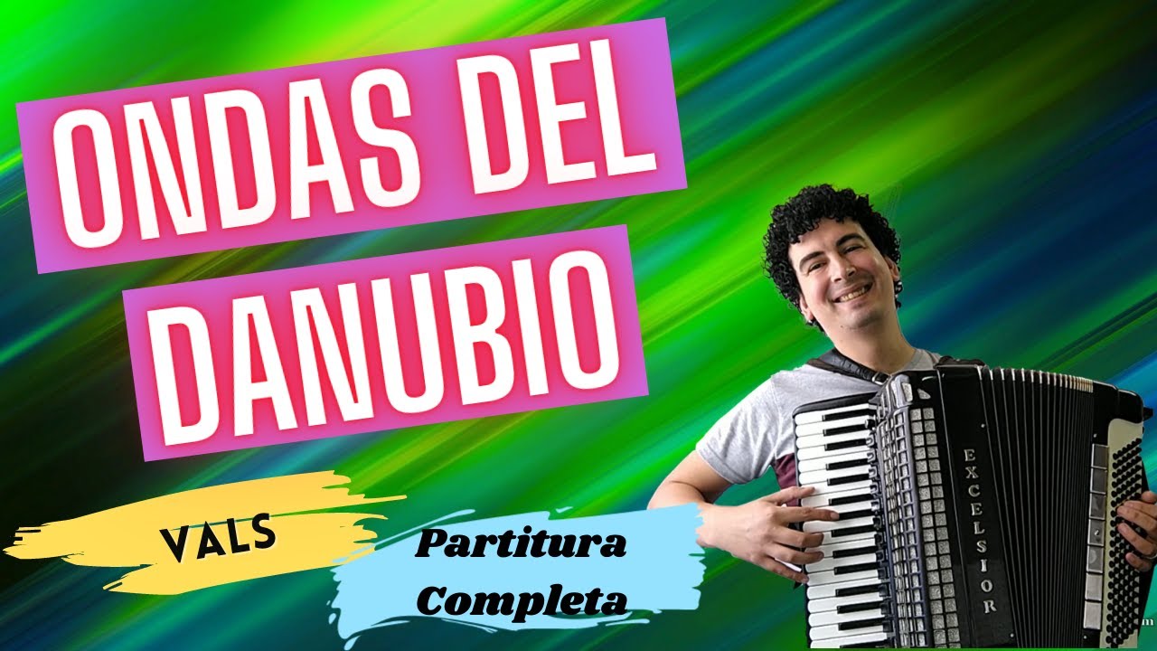 🚀 ONDAS DEL DANUBIO - TUTORIAL DE ACORDEON A PIANO - LUIS FARIAS