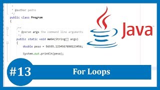 Java Tutorial #13 - For Loop