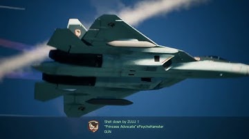 Ace Combat 7 Multiplayer - F-22A - In Orbit