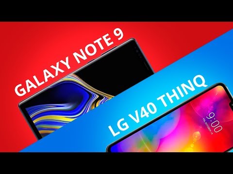 Galaxy Note 9 vs LG V40 ThinQ [Comparativo]