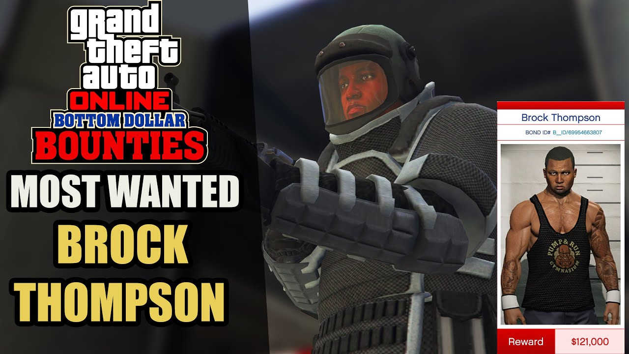GTA Online- Brock Thompson Most Wanted Bounty Walkthrough (SOLO)