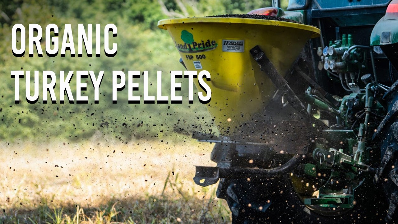 Organic Turkey Pellet Fertilizer | Food Plot Soil Health | How to Change Skid Steer Tracks DIY