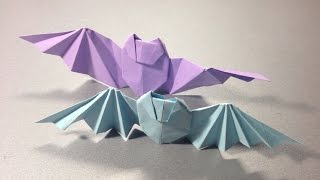 Оригами летучая мышь. Видео схема оригами летучая мышь. Origami bat. Video scheme origami bat.(Летучая мышь оригами. Видео схема как сделать оригами летучая мышь. Летучая мышка из оригами своими руками..., 2014-11-29T08:16:18.000Z)