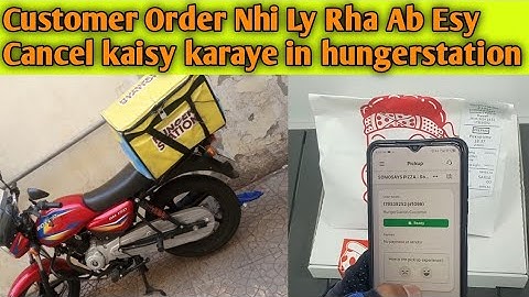 How To Cancel Order In Hungerstation ||Hungerstation Food delivery in Saudi Arabia