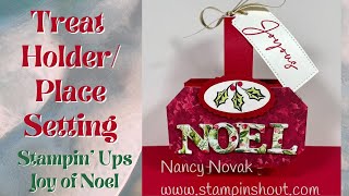 Joy of Noel Fun & Creative Treat Holder & Place Setting