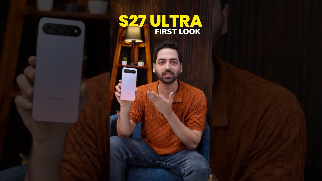 Samsung S27 Ultra First Look 🤯 #shorts