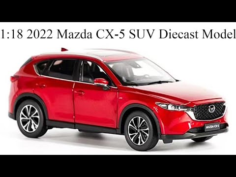 Unboxing of 1:18 Scale 2022 Mazda CX-5 Diecast Model in Red