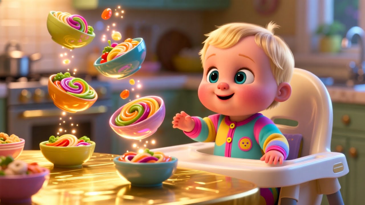 Lunch Time Yummy Bites 🍎🥪 Fun Food Song for Kids | UK Nursery Rhymes